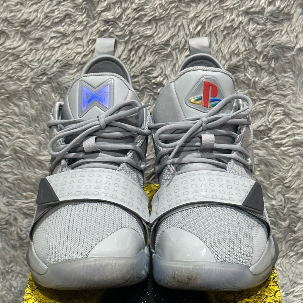 Wolf grey/ Multicolor/ Light Up, Paul George PlayStation, Men’s Size 12 - Picture 8 of 8